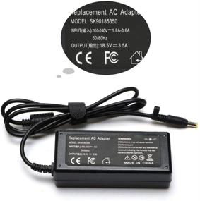 img 1 attached to High-Performance 65W Adapter Charger for HP Pavilion DV Series, Compaq Presario, HP Spare - 18.5V 3.5A Power Cord