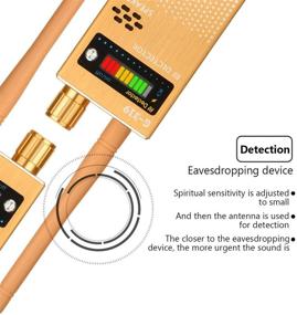 img 1 attached to 🕵️ Eilimy Anti-spy Wireless RF Signal Detector Set: Upgraded Enhanced Bug GPS Camera Signal Detector with Ultra-high Sensitivity for Detecting Hidden Camera GPS Tracker Wireless Signals