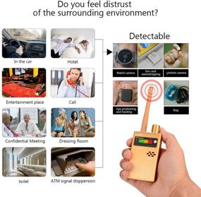 img 3 attached to 🕵️ Eilimy Anti-spy Wireless RF Signal Detector Set: Upgraded Enhanced Bug GPS Camera Signal Detector with Ultra-high Sensitivity for Detecting Hidden Camera GPS Tracker Wireless Signals