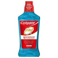 🌿 colgate total advanced pro-shield alcohol free mouthwash: antibacterial formula, peppermint blast - 1l | 33.8 fl. oz. logo