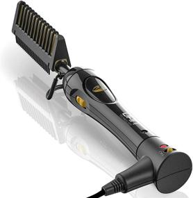 img 4 attached to 🔥 DAN Technology Professional Electric Hot Comb: High Heat Iron for Black Women's Hair Straightening and Wigs - 7 Adjustable Temperatures, Auto-Off, 200℉-500℉ Heat Range