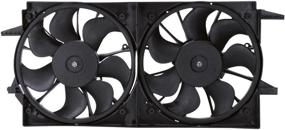 img 4 attached to Pontiac/Chevrolet Replacement Radiator and Condenser Cooling Fan Assembly - TYC 620090