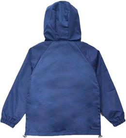 img 3 attached to 🧥 KISBINI Hooded Windproof Zipper Jackets Coats for Boys - Windbreakers Outwear for Kids