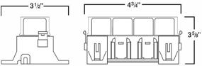 img 1 attached to H84988001 HELLA Mini Relay Box Kit: 4-Way Power Distribution Solution