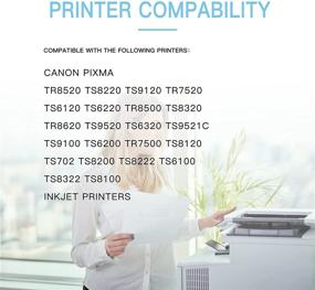img 2 attached to 🖨️ CMTECH Compatible Canon 280 281 XXL Ink Cartridges - PGI-280XXL CLI-281XXL Replacement, Compatible with Pixma TR8520 TS8220 TS9120 TR7520 TS6120 TS6220 TR8500 TS8320 TR8620 TS9520 Printer - 5 Pack