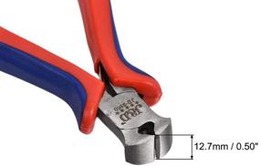 img 1 attached to Uxcell Cutting Pliers Precision Nippers Industrial Power & Hand Tools