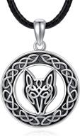 🐺 trishula sterling silver animals necklace - wolf/flamingo/heart pendant - opal necklace jewelry for women girls - love you forever - 18"+2" length - gift box included logo