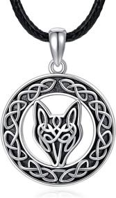 img 4 attached to 🐺 Trishula Sterling Silver Animals Necklace - Wolf/Flamingo/Heart Pendant - Opal Necklace Jewelry for Women Girls - Love You Forever - 18"+2" Length - Gift Box Included