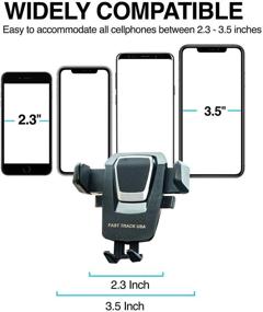 img 2 attached to 📱 360° Adjustable Long Neck Car Phone Mount Holder - One Touch Mount for Windshield, Dashboard, Office Desk - Universal Compatibility with All Smartphones