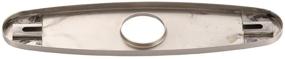 img 3 attached to 🚰 Ruvati RVA1029ST Stainless Steel Kitchen Faucet Hole Cover 10" Deck Plate