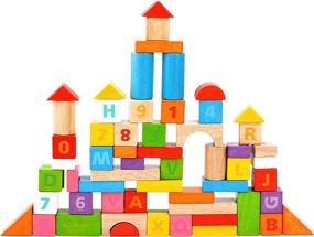 img 4 attached to 🔠 Enhancing Cognitive Skills with GiftedKids Building Stacking Toddlers Alphabet