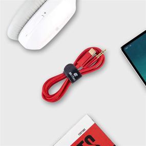 img 3 attached to 🎧 Nylon Braided USB-C to 3.5mm Audio Cable for Car Headphones - Compatible with Samsung Galaxy Note 10/10+, S10/10+, Google Pixel 3, Pixel 4, and iPad Pro 2018