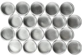 img 2 attached to 📦 SE 1-1/4" Silver Aluminum Storage Container Set (20 PC.) - Durable and Versatile Organization Solution