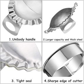 img 2 attached to 🥟 Versatile Dumpling Maker Set with Dumpling Molds, Skin Maker, and Wrapper Cutter - Perfect for Kitchen Creations