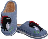 yinbwol slippers dinosaur non slip numeric_12 boys' shoes in slippers logo