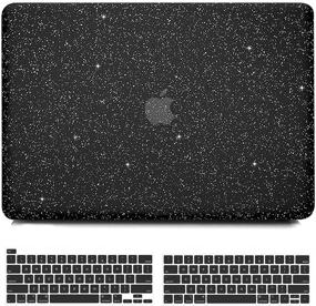 img 4 attached to 🎉 BELKA MacBook Pro 13 inch Case 2021-2016 Release | Compatible with A2338 M1 A2251 A2289 A2159 A1989 A1708 A1706 | Glitter Leather Hard Shell Case with Keyboard Cover