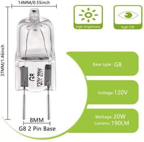 img 3 attached to 💡 Halogen 120V Shorter Light Replacement for Industrial Electrical Fixtures