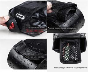 img 1 attached to 🚲 Waterproof Bicycle Saddle Bag for Mountain & Road Bikes - Under Seat Pack for Cyclists - Rainproof Bike Bag Pouch with Quick Release - Ideal for Outdoor Riding