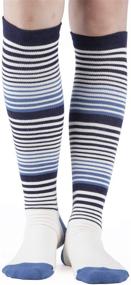 img 3 attached to +MD 3 Pairs Bamboo Compression Socks | Moisture-Wicking | 8-15 mmHg | Women & Men