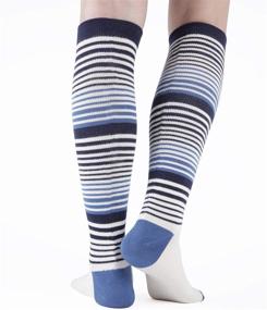 img 2 attached to +MD 3 Pairs Bamboo Compression Socks | Moisture-Wicking | 8-15 mmHg | Women & Men