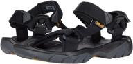 teva terra universal trail women's athletic shoes - black logo