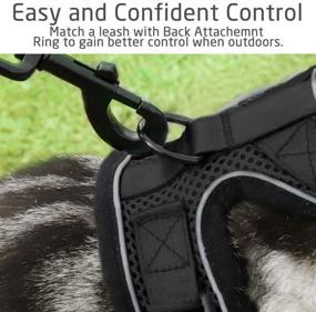 img 2 attached to 🐾 Wisdoman Cat Harness and Leash for Walking - Escape Proof Soft Mesh Adjustable Vest Harnesses for Cats Kitten Dog - Easy Control Breathable Reflective Strips Vest for Small Medium Cats