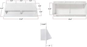 img 2 attached to White Camp'N RV Exhaust Vent Cover - Optimized for Range Hood Ventilation in RVs