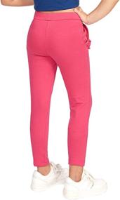 img 3 attached to 👧 CAOMP Girls' Clothing: Organic Stretch Leggings for Better Comfort and Style