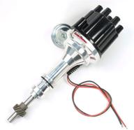 🔥улучшенная производительность гарантирована: розжигатель pertronix d130700 flame-thrower plug and play с черной прокладкой vacuum advance billet electronic с технологией ignitor ii для малообъемного ford логотип