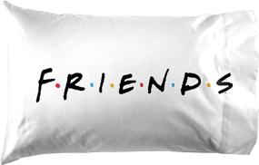 img 3 attached to 🛏️ Friends Classic Logo 2 Pack Reversible Pillowcase: Supreme Softness for Your Bed (Official Friends Product)