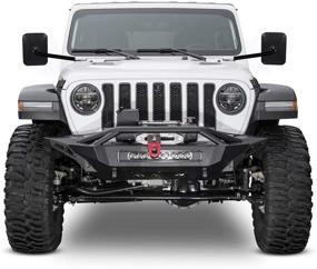 img 1 attached to SUNPIE Doors Off Jeep Wrangler JL Mirrors - Rectangular Mirrors for 2018-2021 Wrangler JL Rubicon Sahara Sports Sport Gladiator - Doorless Mirrors