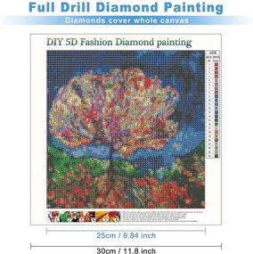 img 3 attached to MXJSUA Diamond Painting Embroidery 12X12In