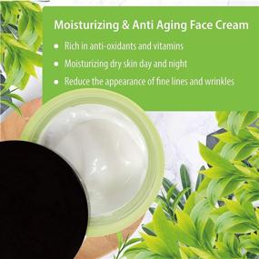 img 3 attached to Hebepe Green Tea Matcha Collagen Face Moisturizer Cream infused with Cocoa Butter, Grapefruit, Vitamin C&amp;E, Tangerine Peel Extract - Anti-Aging Face Cream to Reduce Fine Lines & Wrinkles