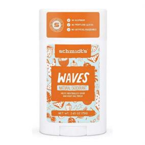 img 2 attached to 🌊 Schmidt's Aluminum-Free Natural Deodorant Stick - Waves Scent, 2.65 oz