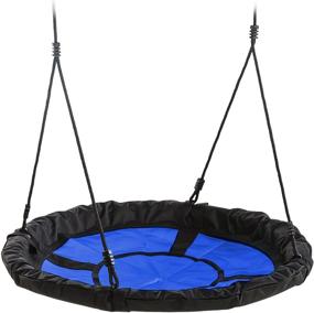 img 1 attached to 🌞 Ultimate Outdoor Fun: Swing N Slide Nest Swing 40 Inch Blue - Unbeatable Quality and Endless Entertainment!