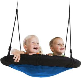 img 2 attached to 🌞 Ultimate Outdoor Fun: Swing N Slide Nest Swing 40 Inch Blue - Unbeatable Quality and Endless Entertainment!