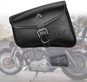 img 4 attached to 🛠️ Ultimate Tool Storage Solution: Motorcycle Swingarm Bag Side Tool Bags for Sportster Rebel Swing Arm Bags