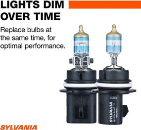 img 3 attached to SYLVANIA 9004 SilverStar Ultra - High Performance Halogen Headlight Bulb - Brightest Downroad, Whiter Light (2 Bulbs)