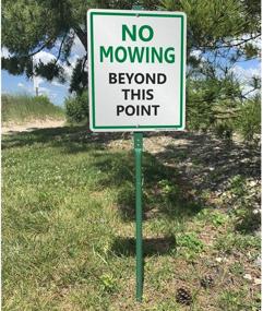 img 2 attached to 🌿 Enhance Your Landscape with SmartSign Aluminum Legend Mowing Beyond