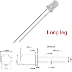 img 2 attached to 🔆 50-Pack Cluster LED Instrument Emitting Diodes