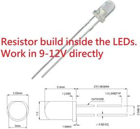 img 3 attached to 🔆 50-Pack Cluster LED Instrument Emitting Diodes