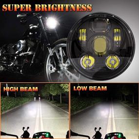 img 1 attached to Headlight Motorcycle Davidson Sportster Projector