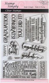 img 4 attached to Stamp Simply Graduation Sentiments Congratulations