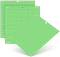 🔪 diyit 12x12 cutting mat standard grip for cricut maker 3/maker/explore 3/air 2/air/one - 3 pieces green cutting mats for crafts logo