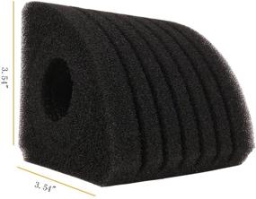 img 1 attached to Optimized for SEO: Powkoo 7-Layer 🐟 Corner Sponge Filter for Aquarium Air Filtration