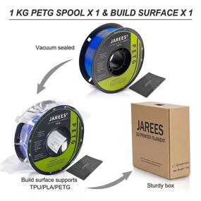 img 1 attached to JAREES Blue Petg Filament 1: Premium Quality for All Your 3D Printing Needs