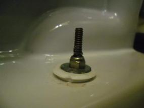 img 1 attached to 💩 Stinky John's Tall Toilet Bolt Caps: Prevent Bolt Cutting! Universal Fit, 100% Made in USA (2 Pack)