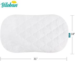 img 2 attached to ⛈️ Waterproof and Soft Bassinet Mattress Cover for Halo Bassinest Swivel Sleeper - Compatible with Mattress Only
