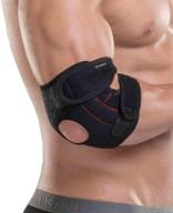 🌟 senston adjustable breathable neoprene elbow brace support - arm wrap strap, 1 pack логотип