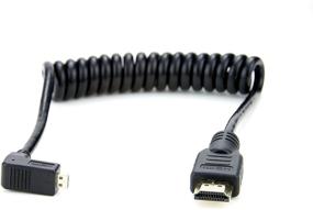 img 1 attached to Atomos Right Angle Micro Coiled Cable